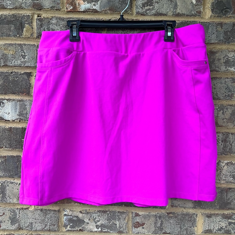 Women’s Skirt Tail White Label Purple Fuchsia Athletic Skort Size XL